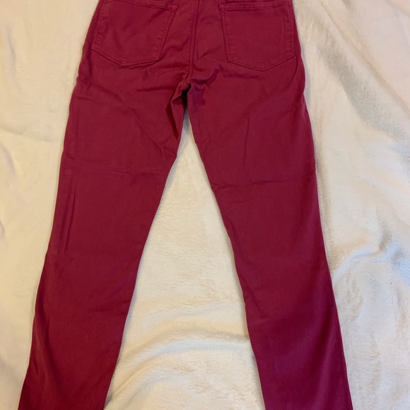 J brand high rise ankle skinny dark pink - Picture 3 of 6
